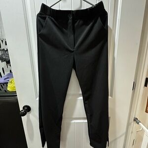 Black stretchy dress pants